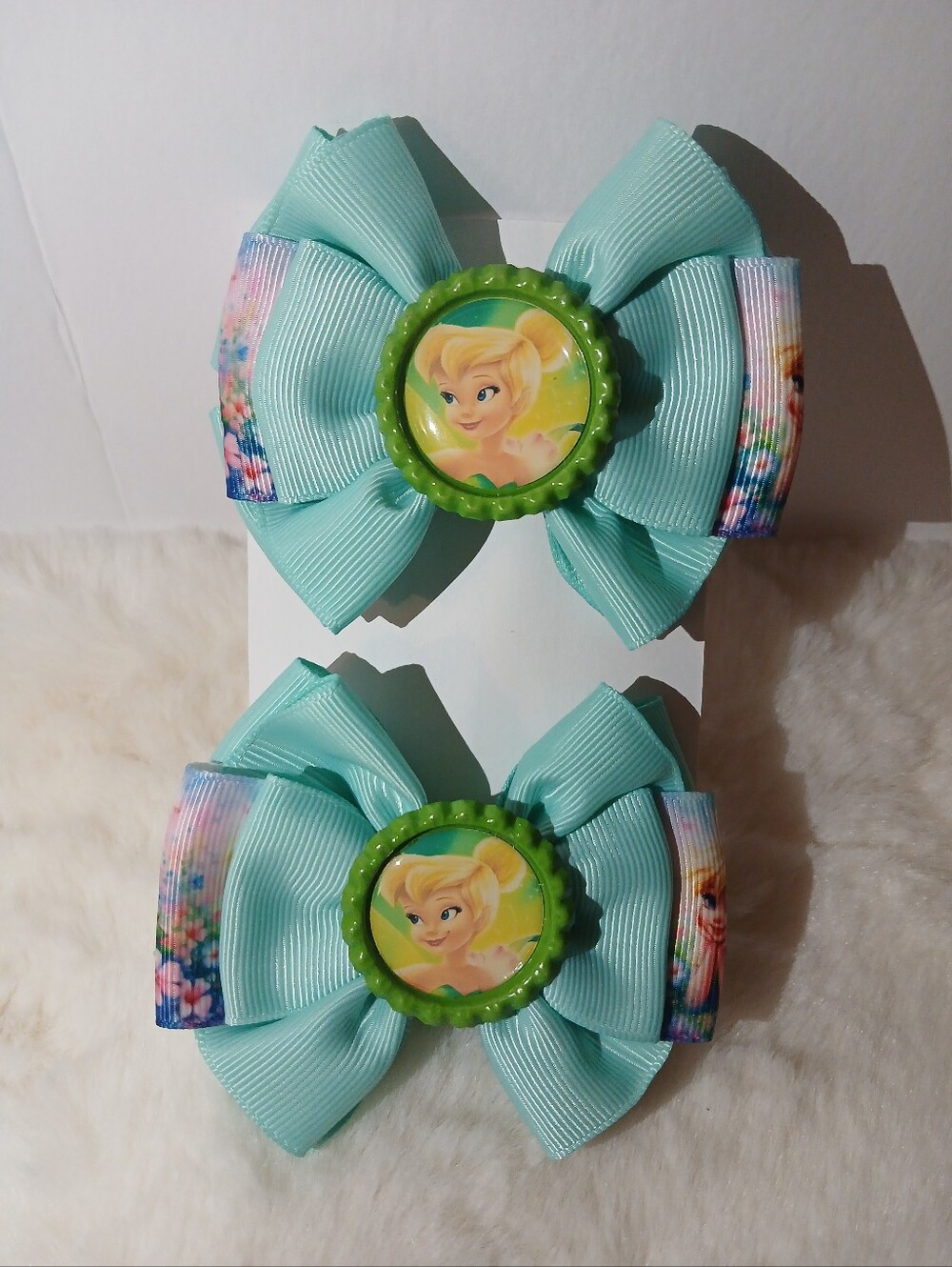Hair Bow Set Tinkerbell